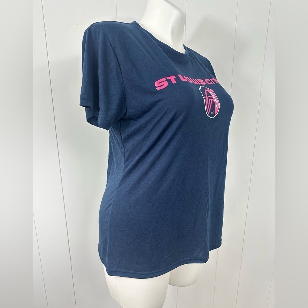NWT Concepts Sport Ladies St Louis City SC Soccer T Shirt Sz XL - Picture 3 of 7